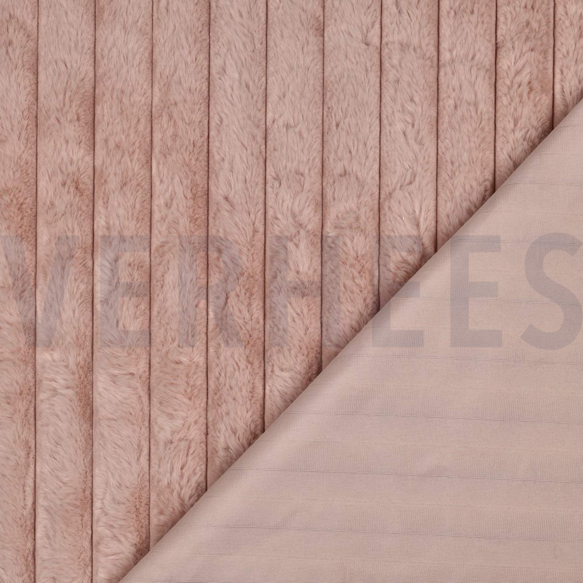 KUNSTPELZ STREIFEN ALTROSA (high resolution) #4