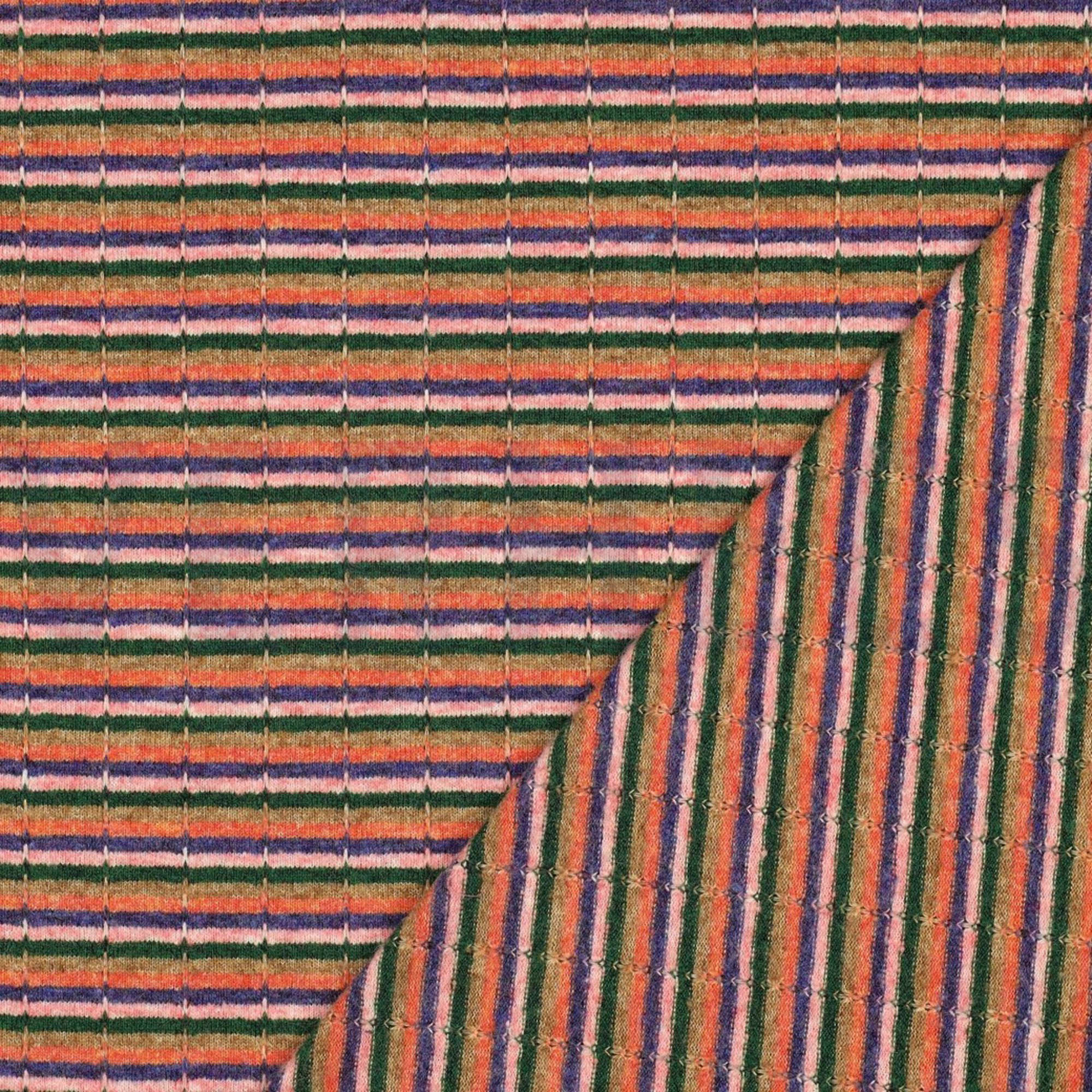 KNITTED JACQUARD STRIPES MULTICOLOUR (high resolution) #4