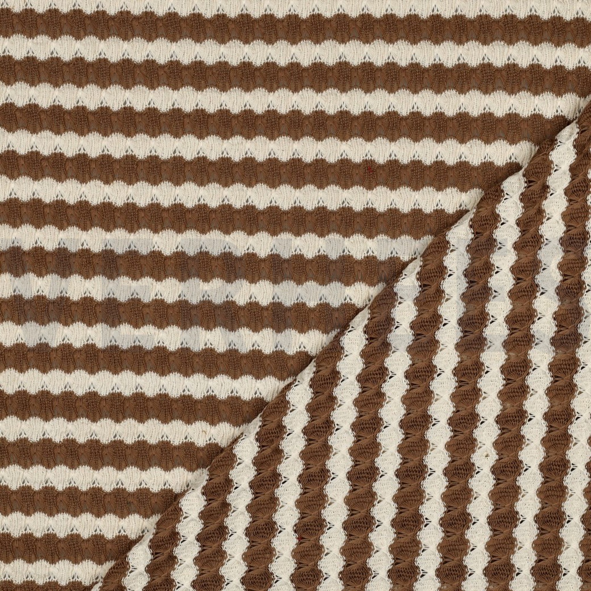 STRICK JACQUARD STREIFEN BRAUN (high resolution) #4