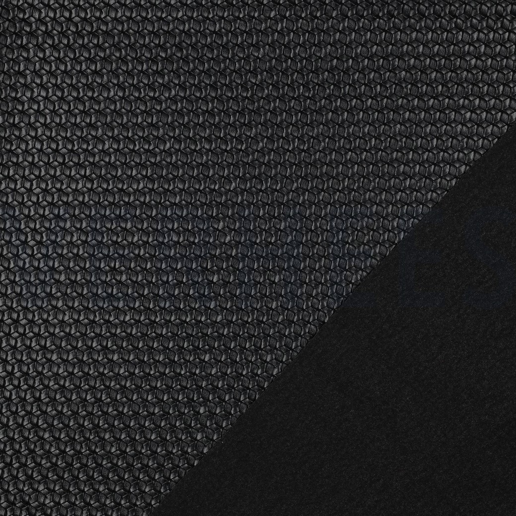 SIMILI CUIR TISSÉ NOIR #7
