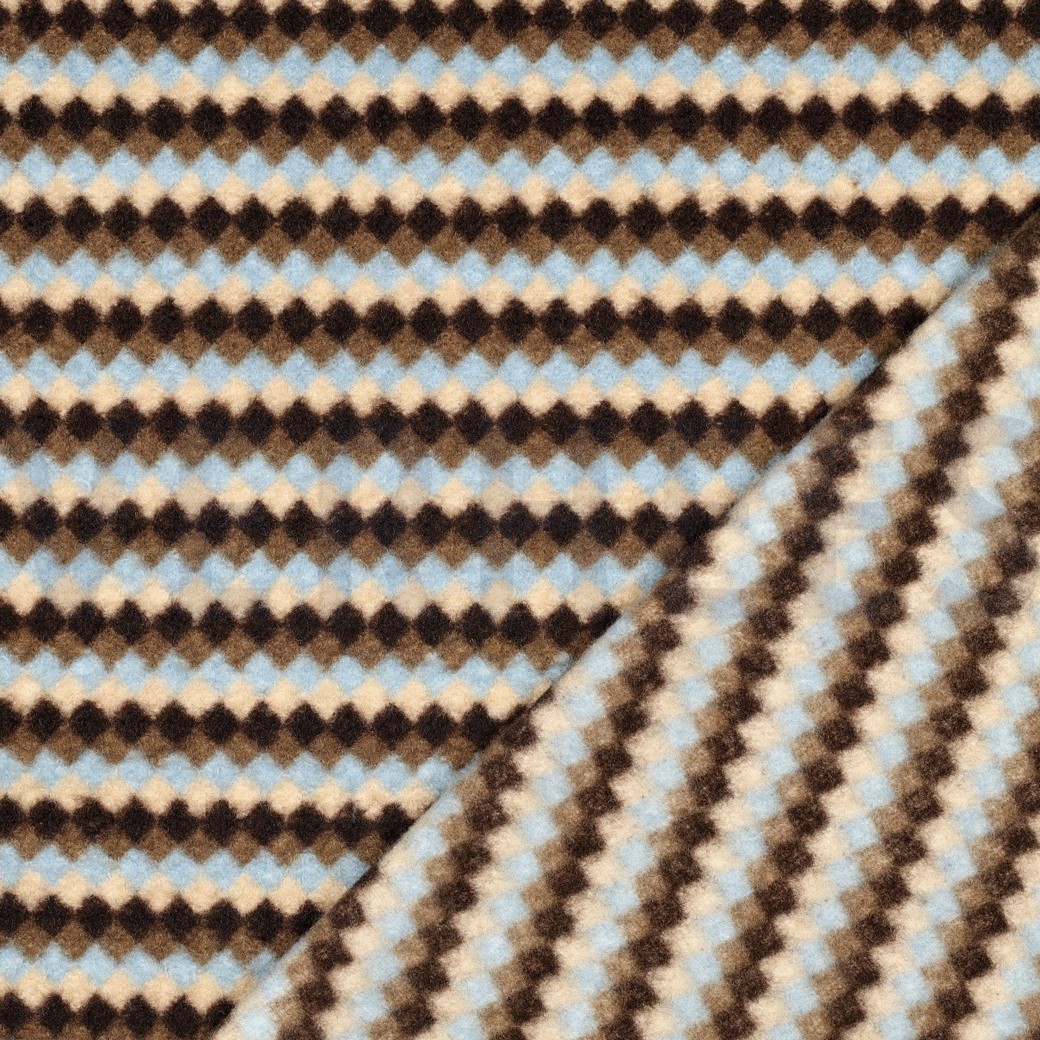 BOUCLÉ STREPEN BRUIN #7