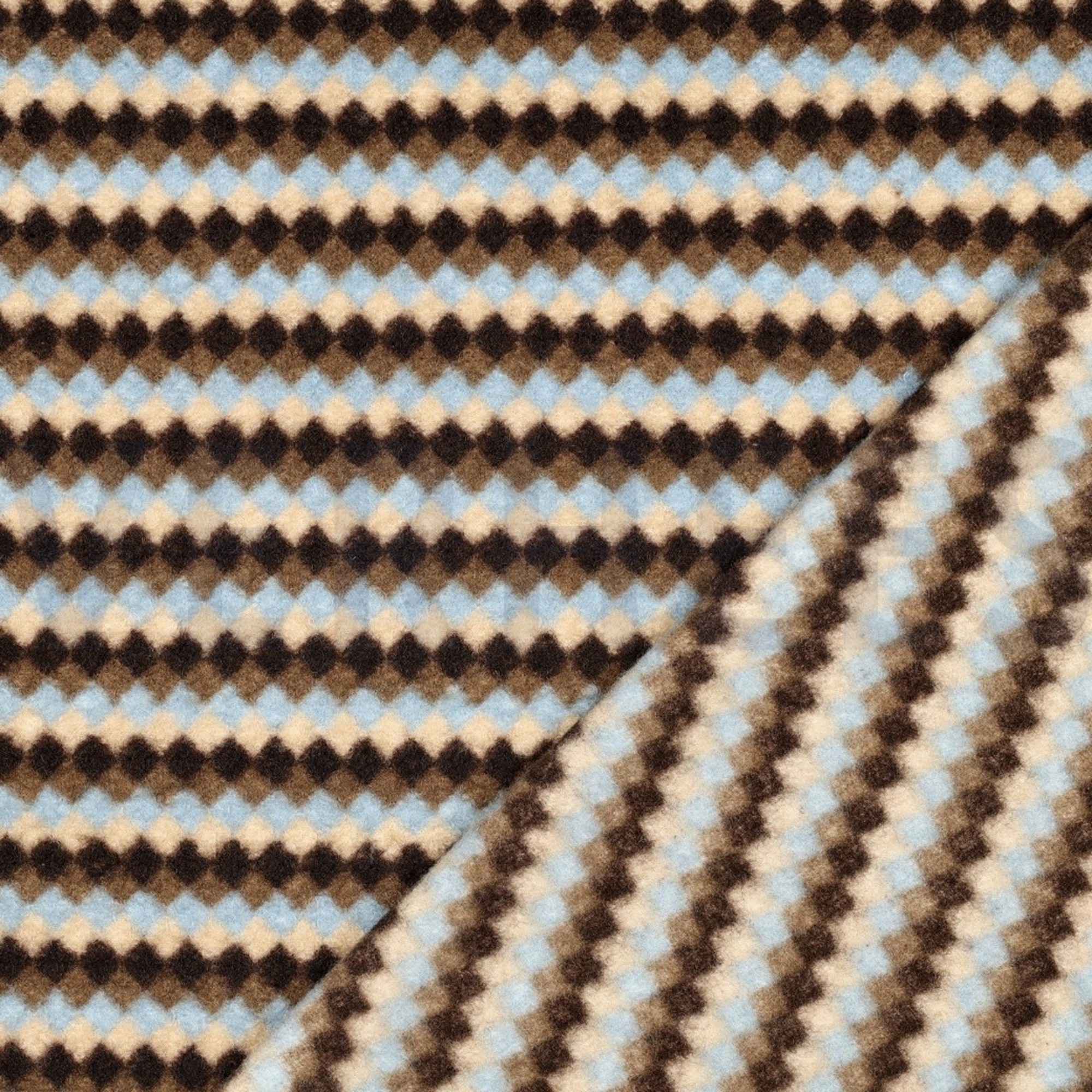 BOUCLÉ STRIPES BROWN (high resolution) #4