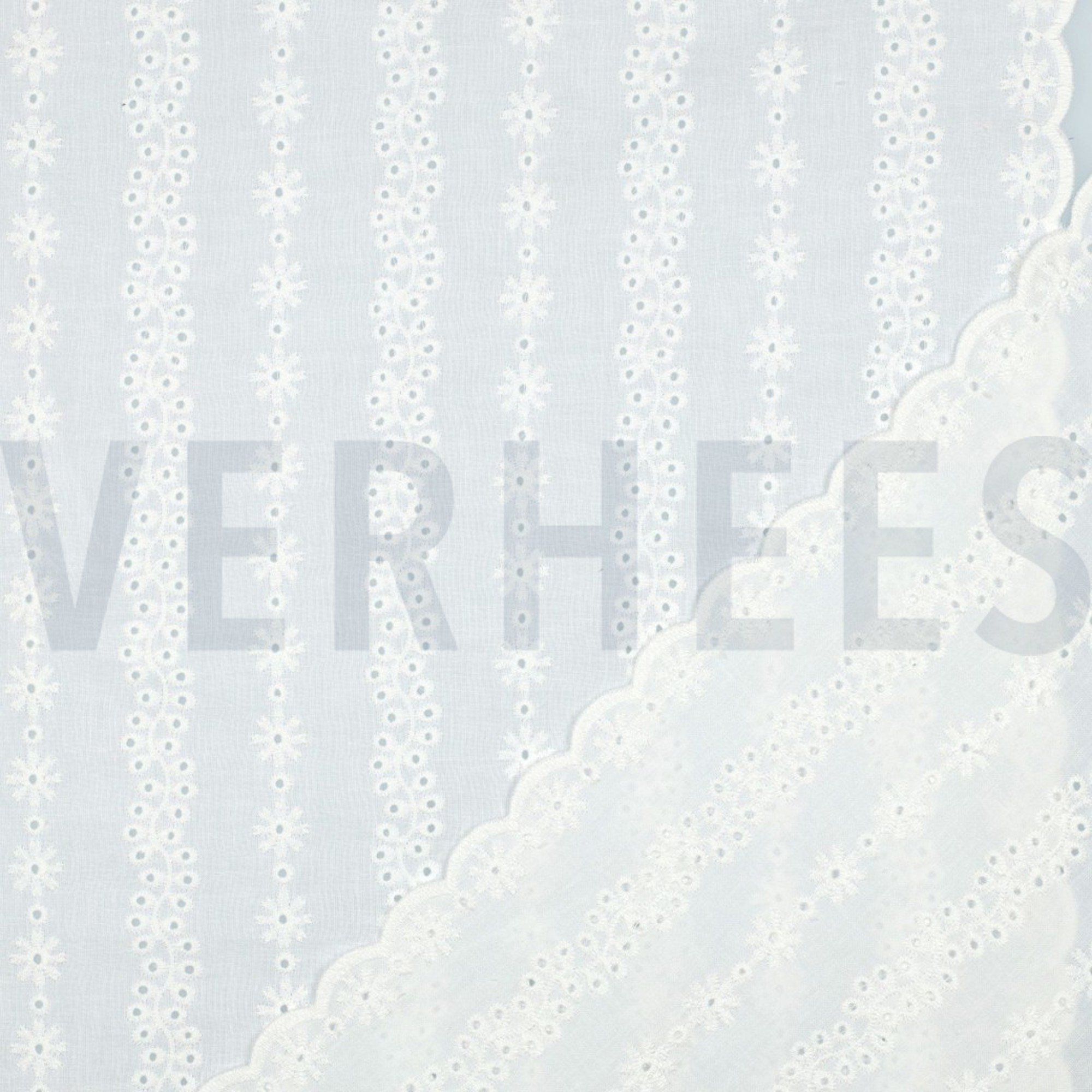 KATOEN EMBROIDERY TWEE-ZIJDIGE GOLFRAND WIT (high resolution) #4