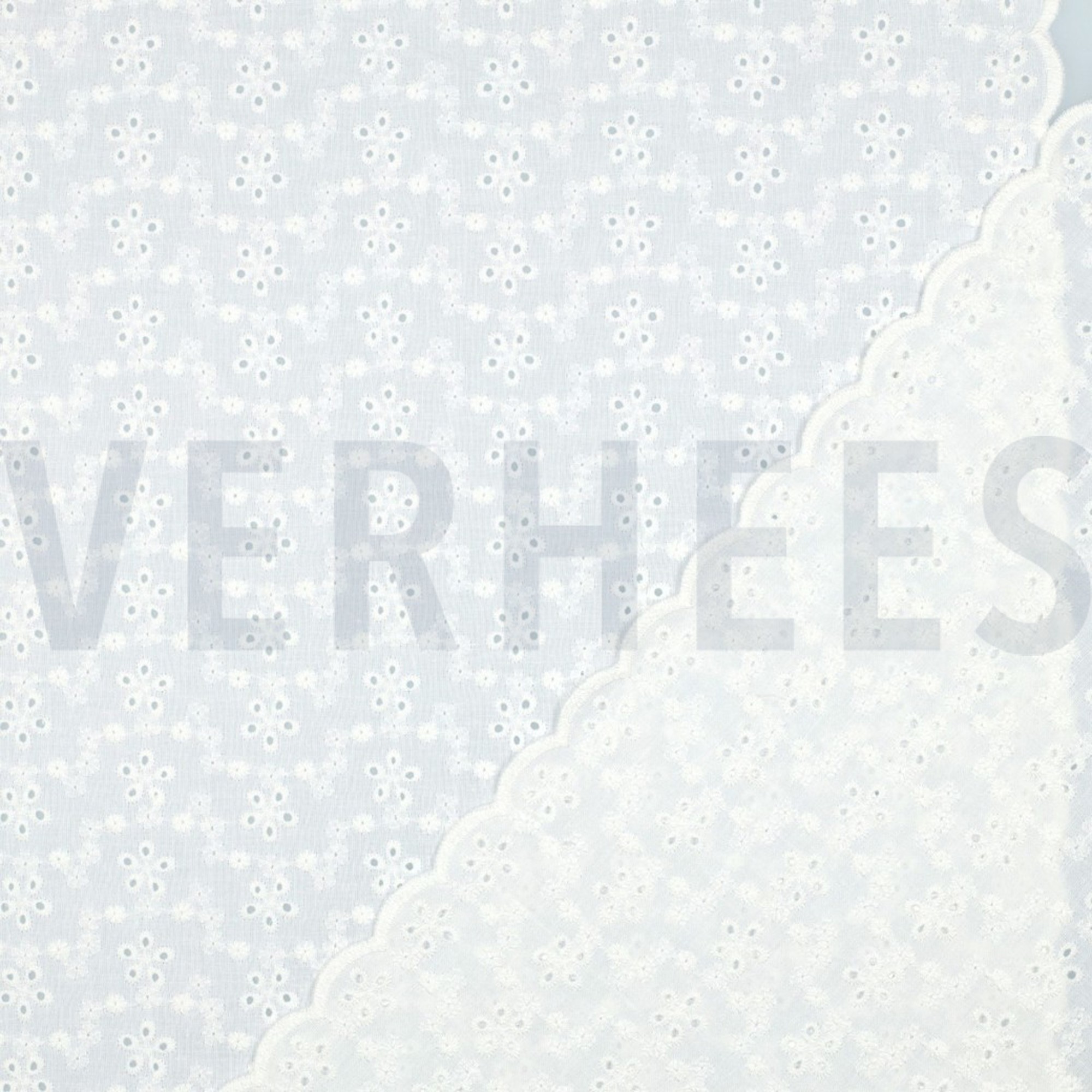 KATOEN EMBROIDERY TWEE-ZIJDIGE GOLFRAND WIT (high resolution) #4