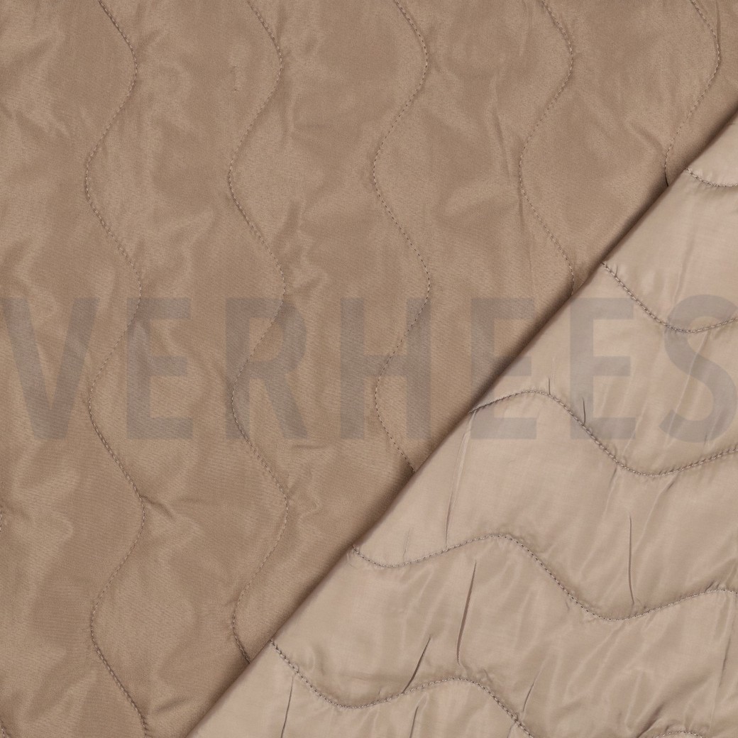 GEWATTEERD ZIG ZAG BEIGE #7