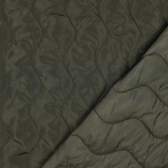 STEPPSTOFF ZIG ZAG ARMEEGRÜN #7