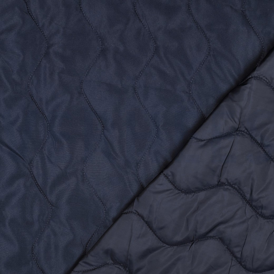 GEWATTEERD ZIG ZAG MARINEBLAUW #7