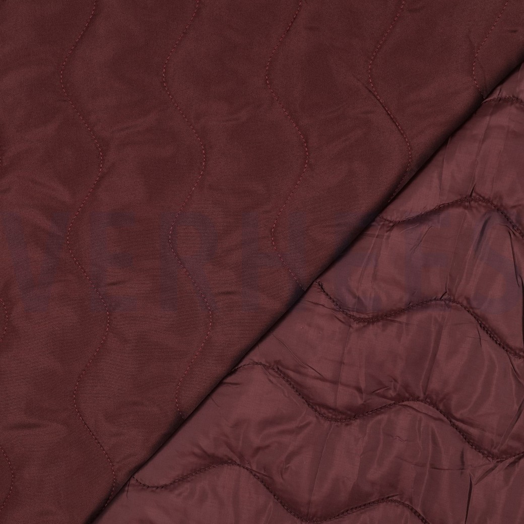 GEWATTEERD ZIG ZAG AUBERGINE #7