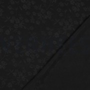 VISCOSE JACQUARD FLOWERS BLACK (thumbnail) #4