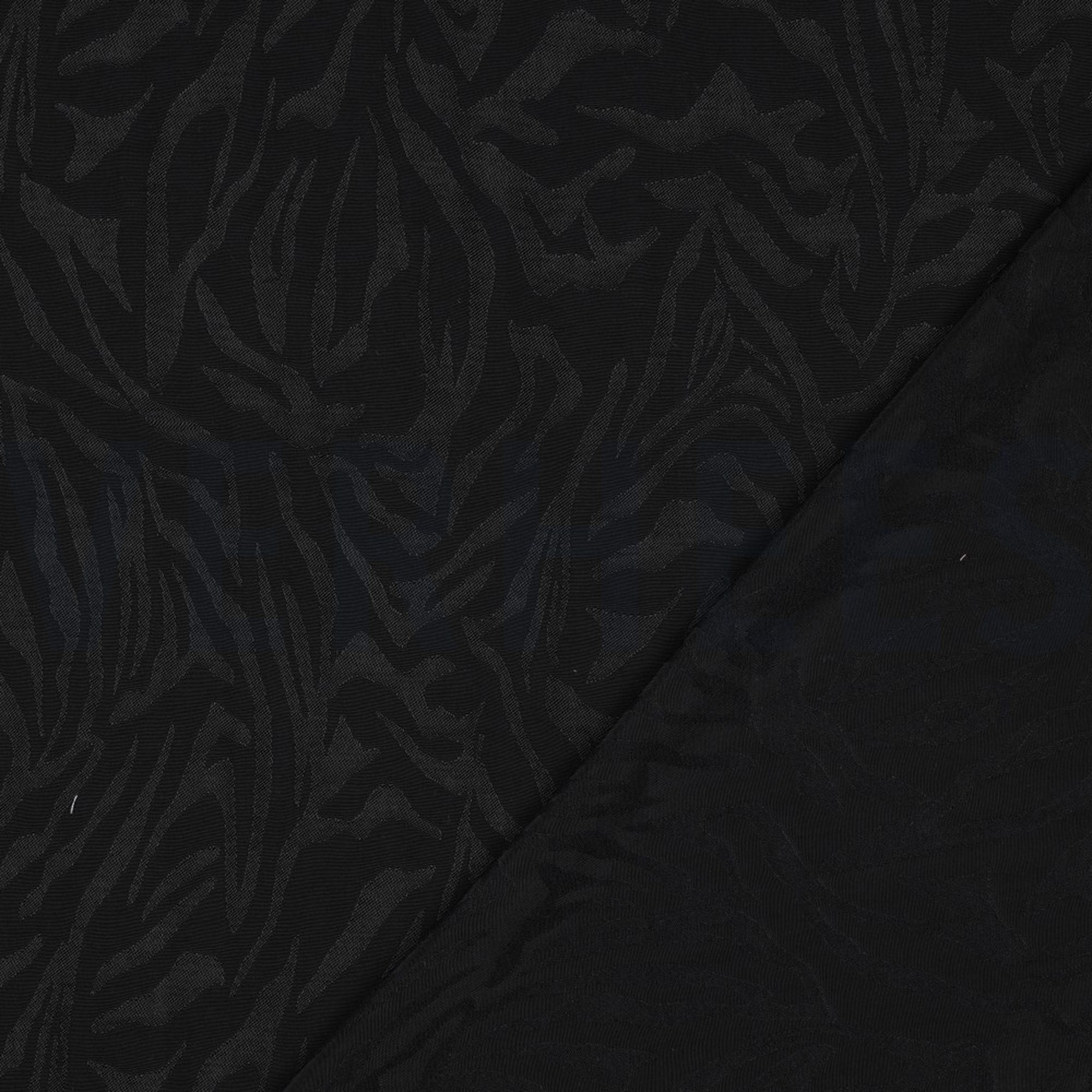 VISKOSE JACQUARD TIERHAUT SCHWARZ (high resolution) #4