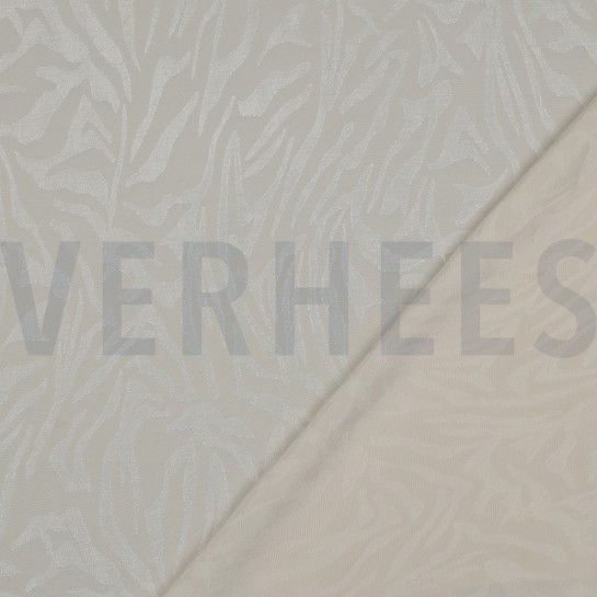 VISCOSE JACQUARD ANIMAL SKIN ECRU #7