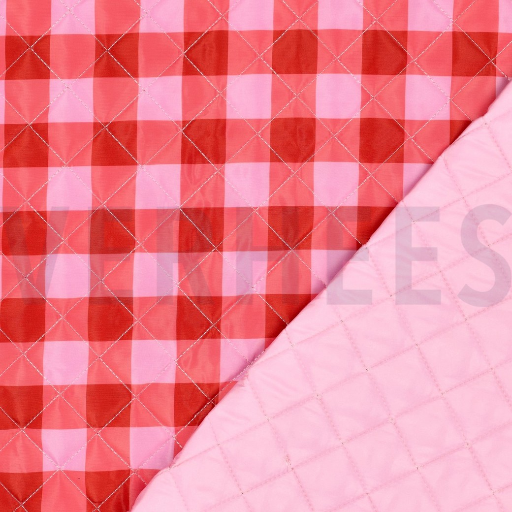 STEPPED CHECKS PINK #7