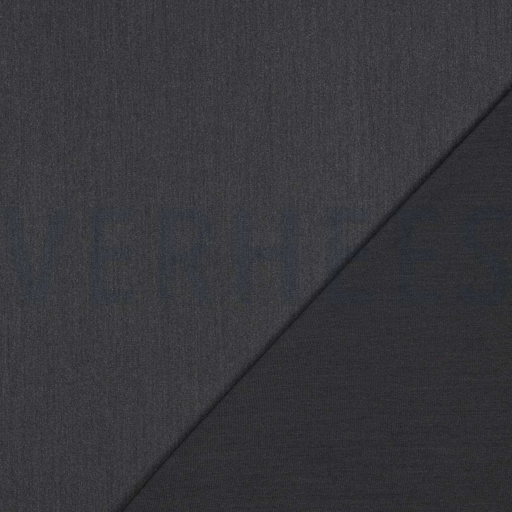 GABARDINE FOLIE SCHWARZ MELIERT #7