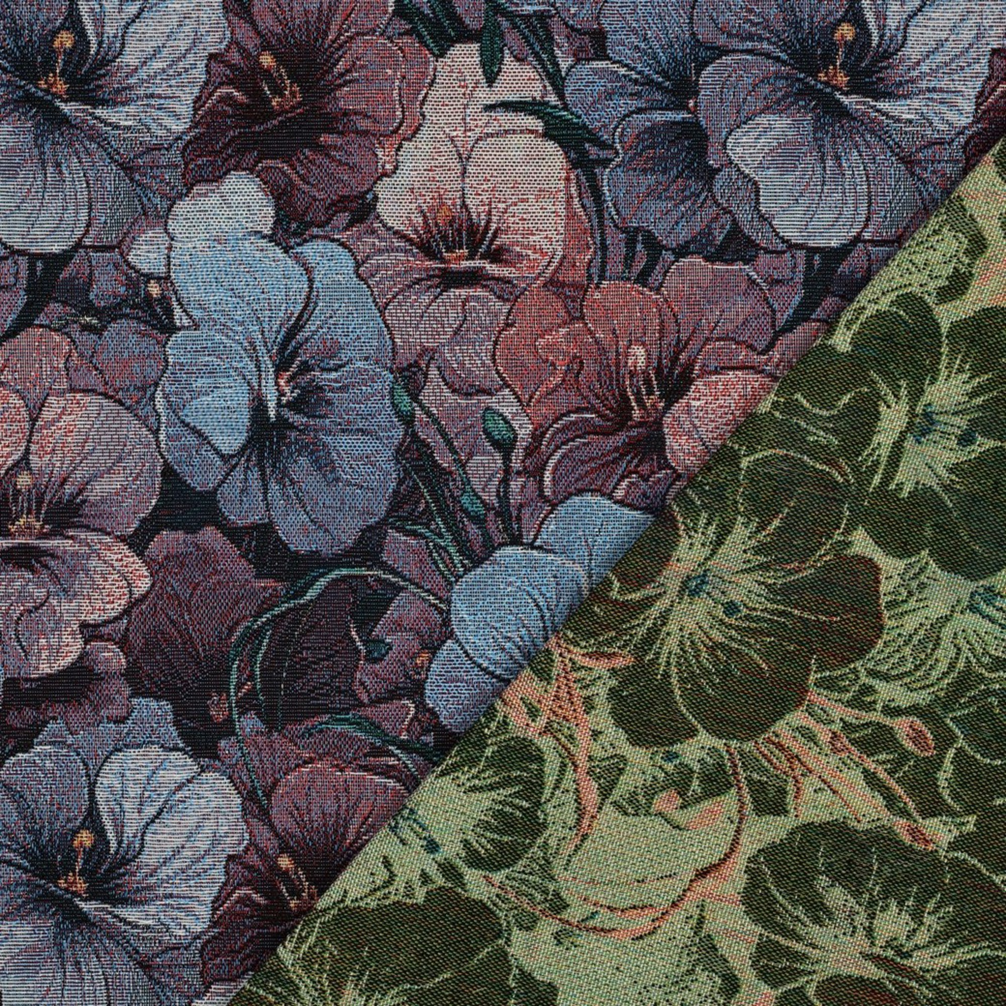GOBELIN FLEURS BLEU (high resolution) #4