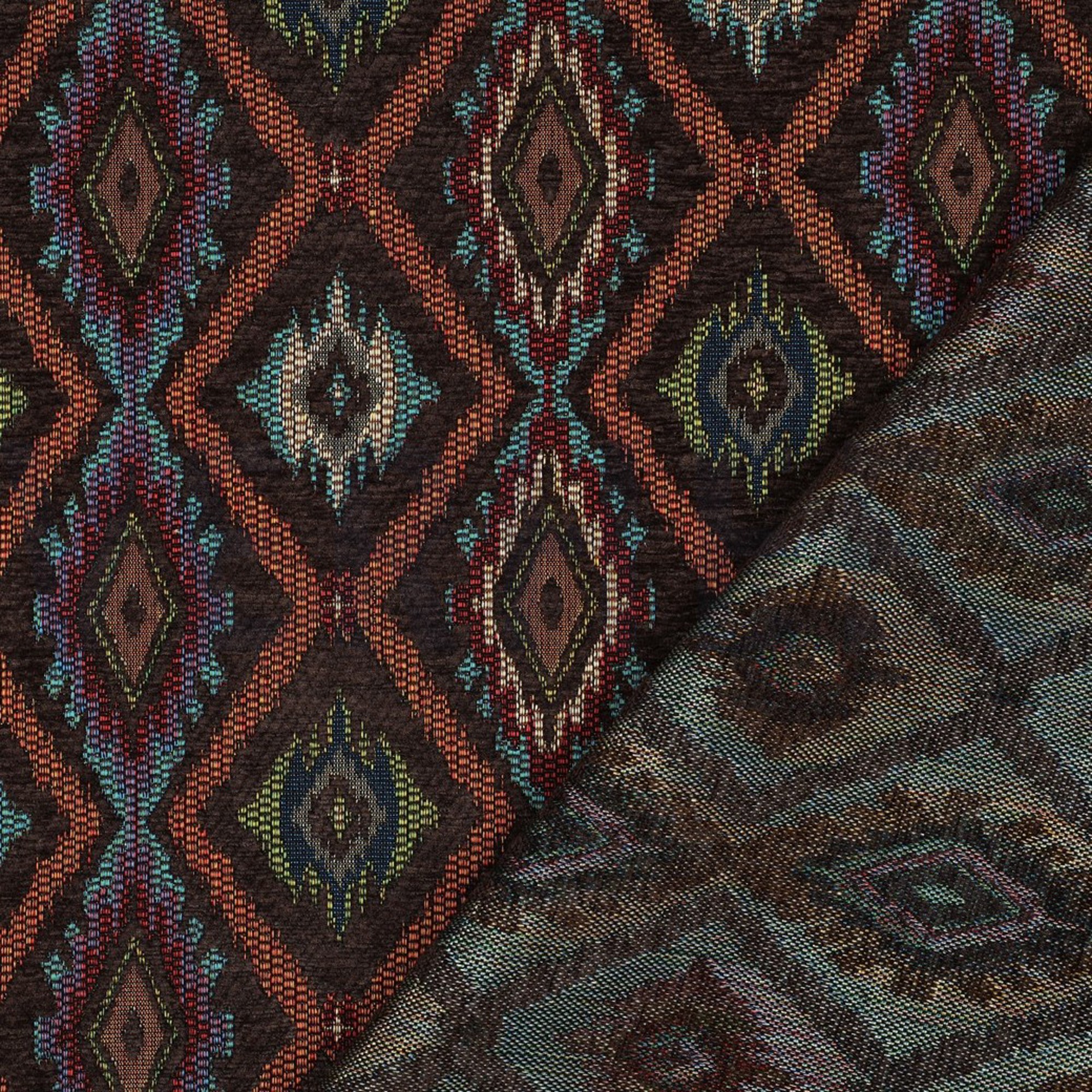 GOBELIN CHENILLE ABSTRACT BRUN (high resolution) #4