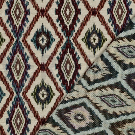 GOBELIN CHENILLE ABSTRACT ECRU #7