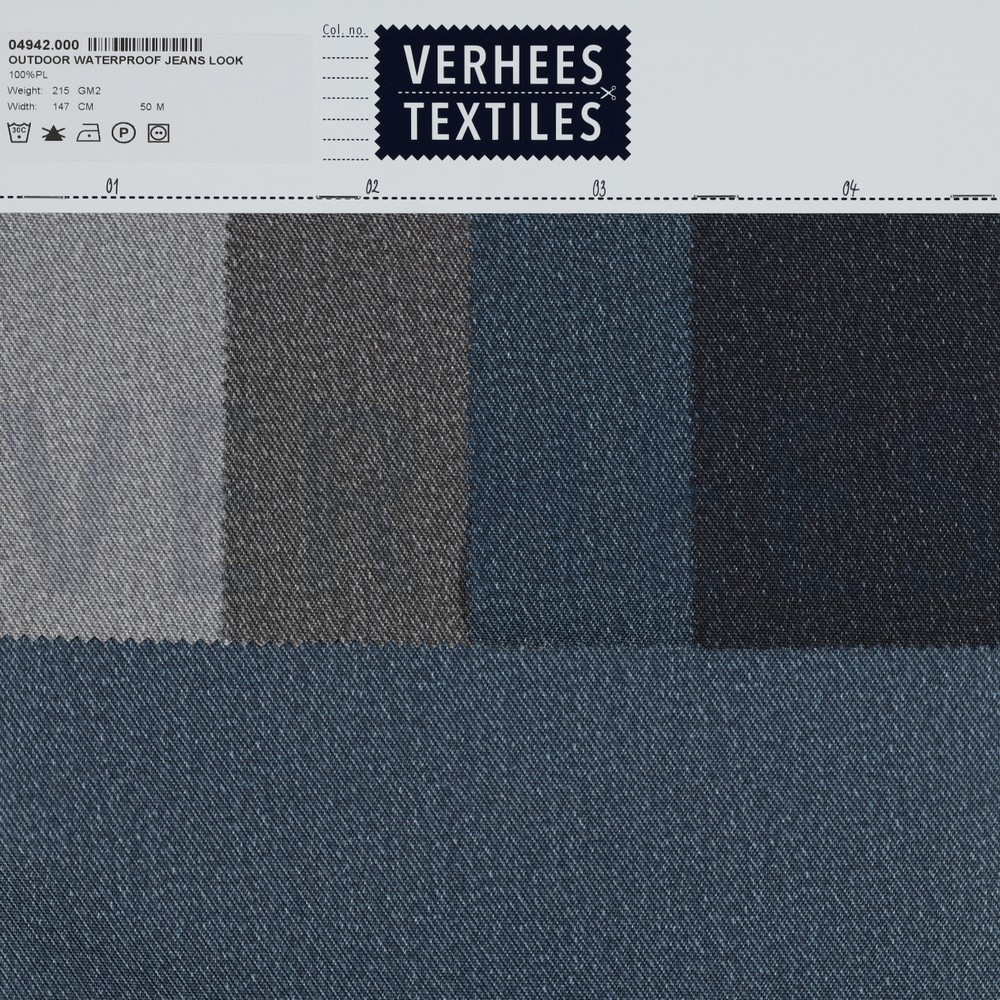 OUTDOOR WATERDICHT JEANS LOOK ZAND #7