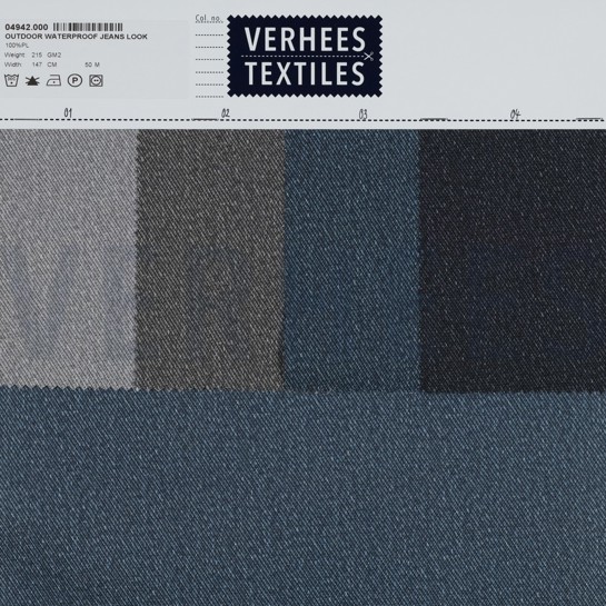 OUTDOOR WATERDICHT JEANS LOOK ZAND #7