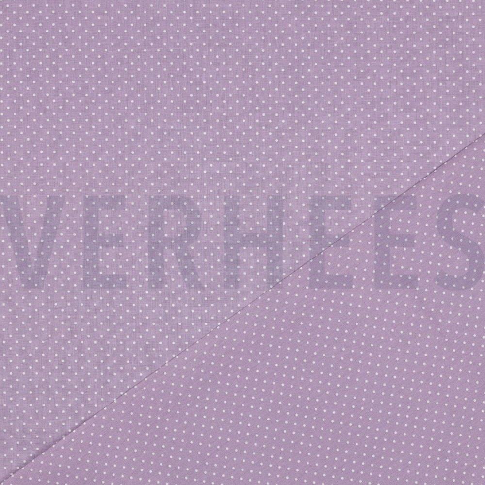 POPLIN PETIT DOTS LILAC #7