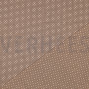 POPELINE DE COTON PETITS POINTS TAUPE (thumbnail) #4