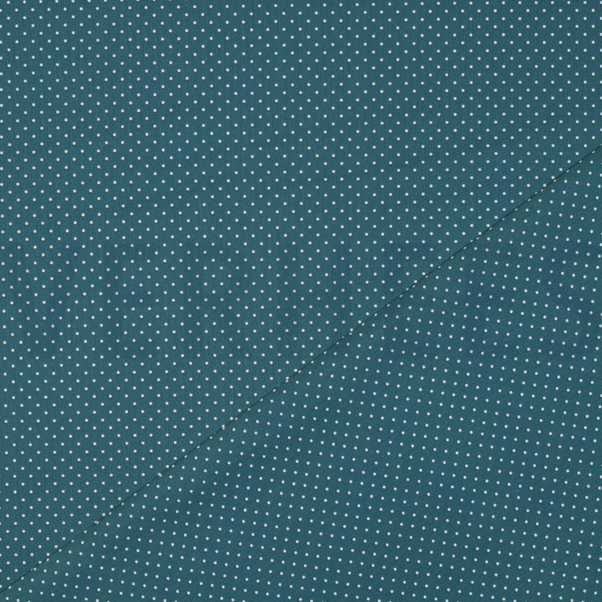 POPLIN PETIT DOTS PETROL (high resolution) #4