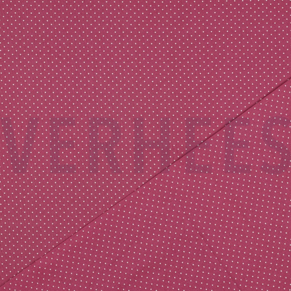 KATOENEN POPLIN KLEINE STIPPEN MAUVE #7