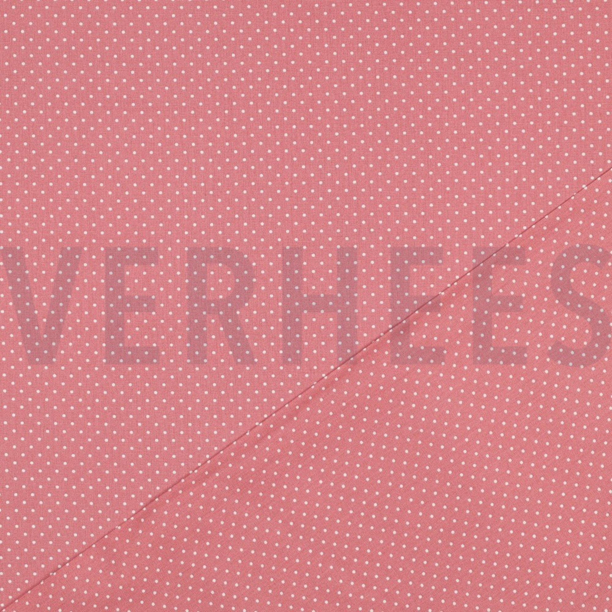 BAUMWOLLE POPELINE KLEINE PUNKTE BLUSH (high resolution) #4