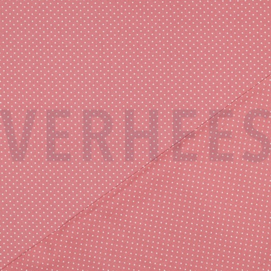 BAUMWOLLE POPELINE KLEINE PUNKTE BLUSH #7