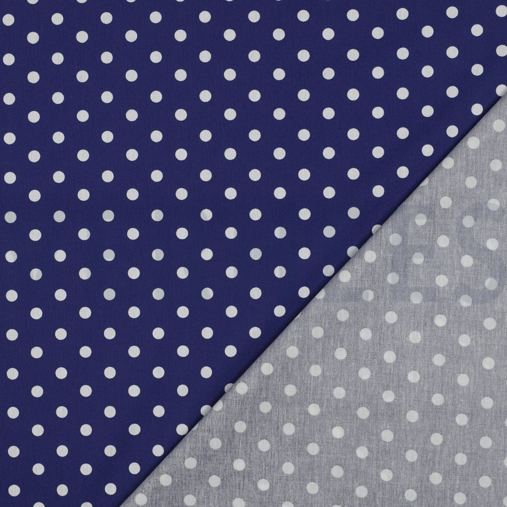 POPLIN DOTS COBALT (high resolution) #4