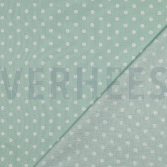 POPLIN DOTS MINT #7
