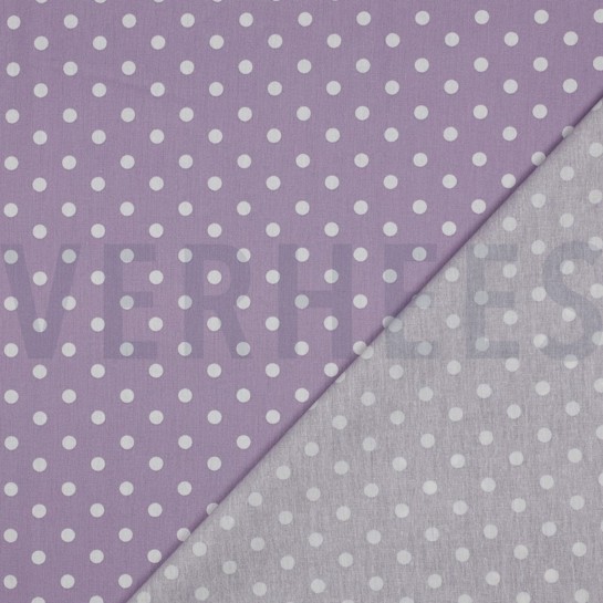 POPLIN DOTS LILAC #7