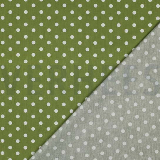 POPLIN DOTS GREEN #7