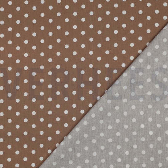 POPLIN DOTS TAUPE #7