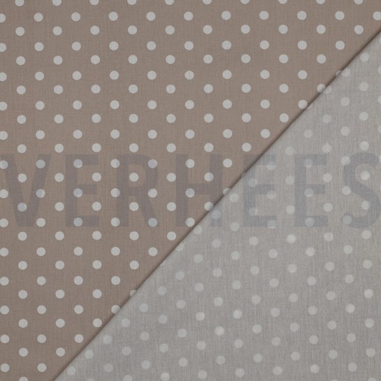 POPLIN DOTS SAND #7