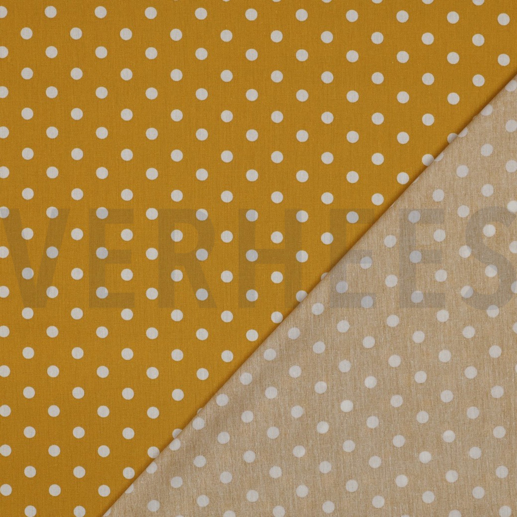 POPLIN DOTS OCHRE (high resolution) #4