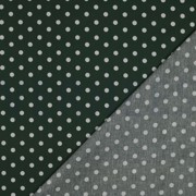 POPLIN DOTS DARK GREEN (thumbnail) #4