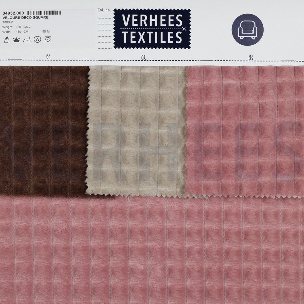 VELOURS DÉCO CARRÉ SABLE #7