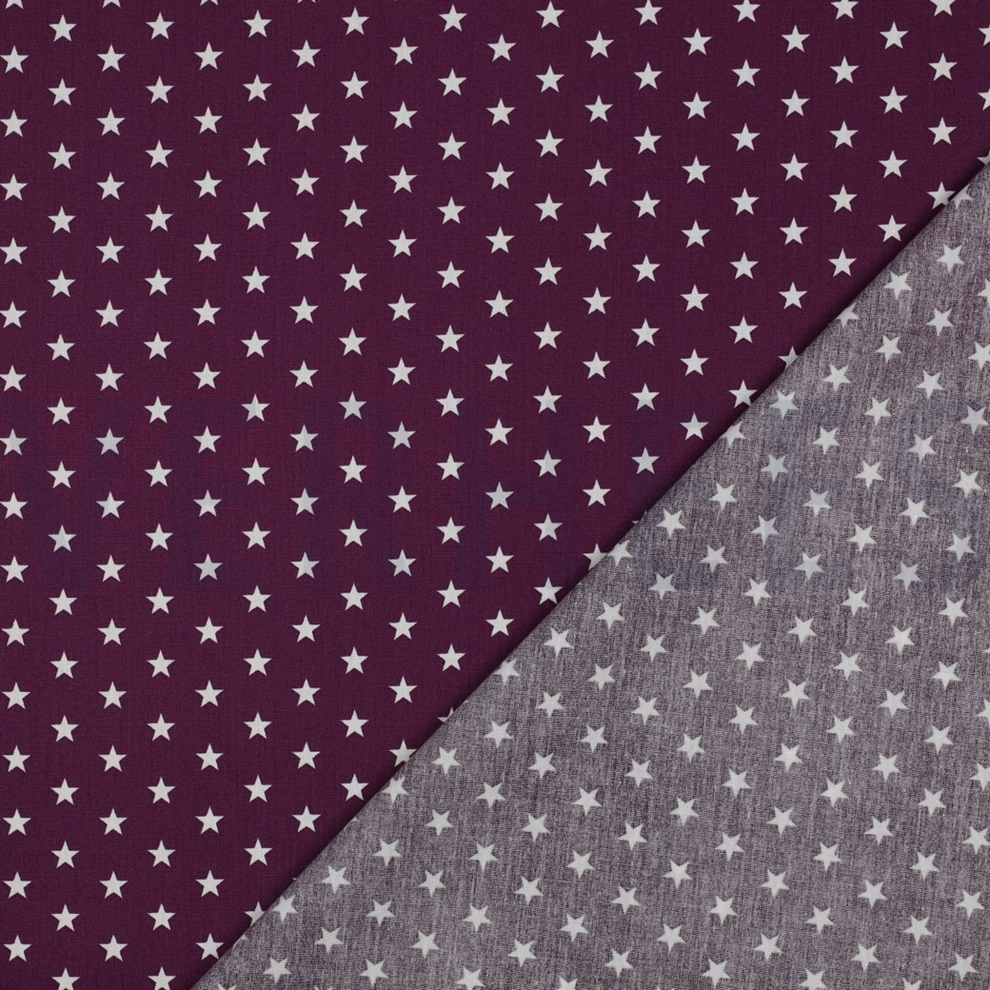 KATOENEN POPLIN KLEINE STERREN PAARS (high resolution) #4