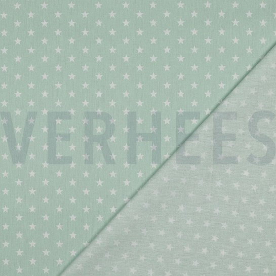 POPLIN PETIT STARS MINT #7