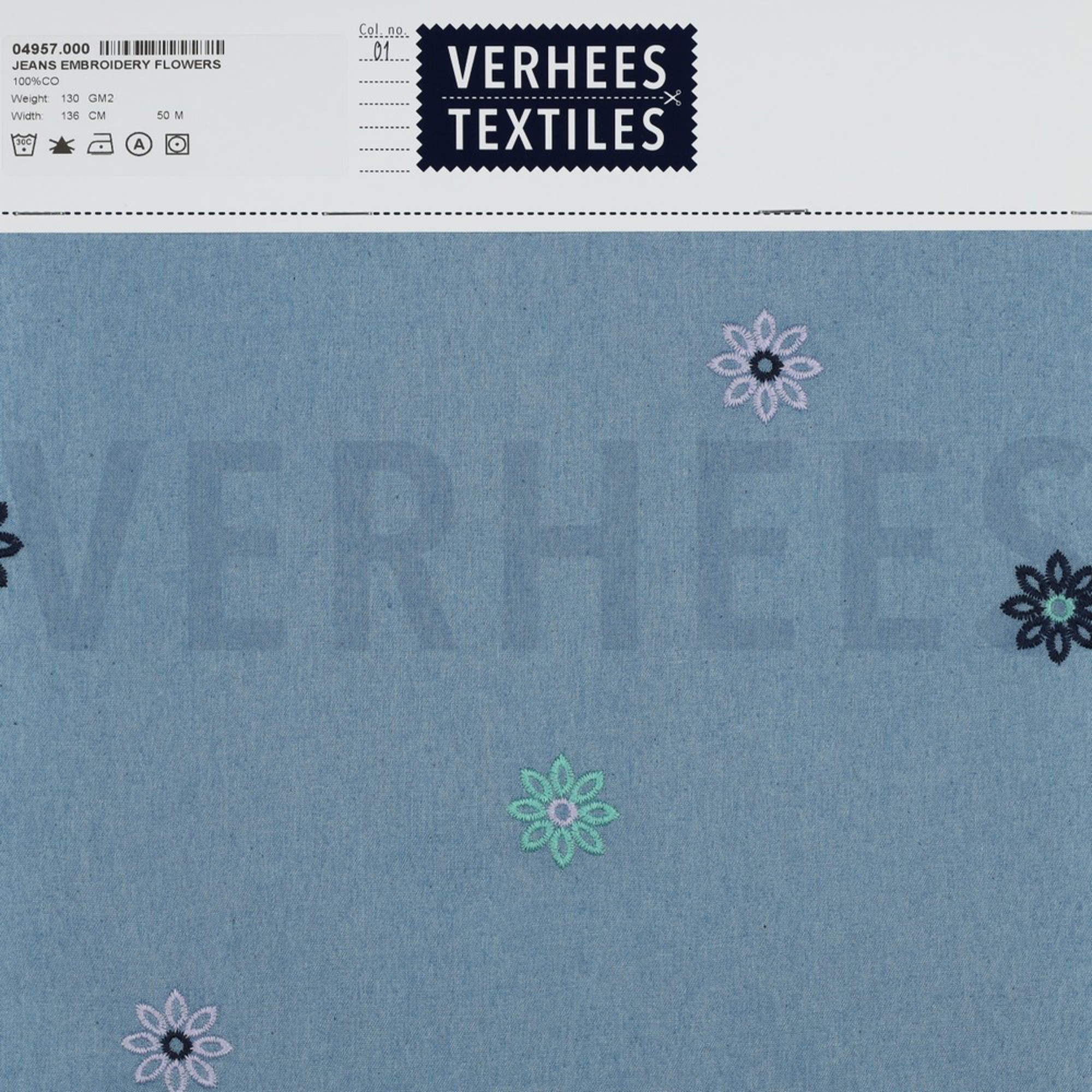 B-JEANS EMBROIDERY FLOWERS JEANS (high resolution) #4