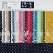 KATOENEN POPLIN MINI STERREN WIT/DONKERBLAUW (thumbnail) #4