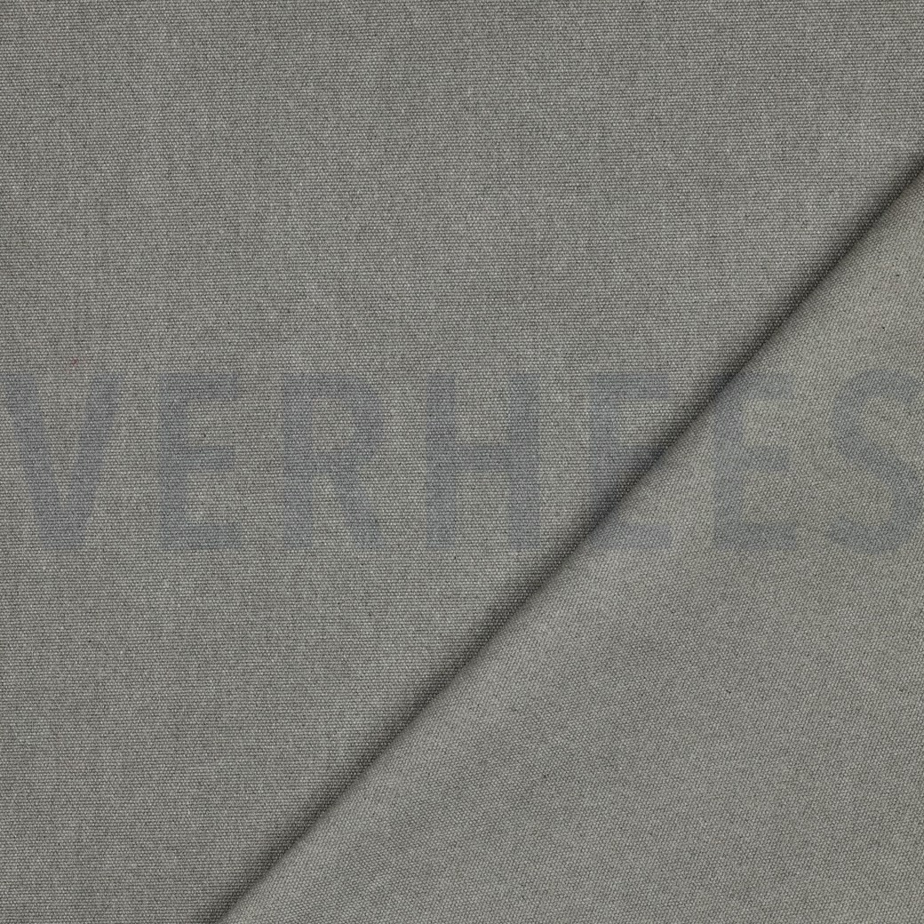 TOILE CANVAS STONEWASHED GRIS #7