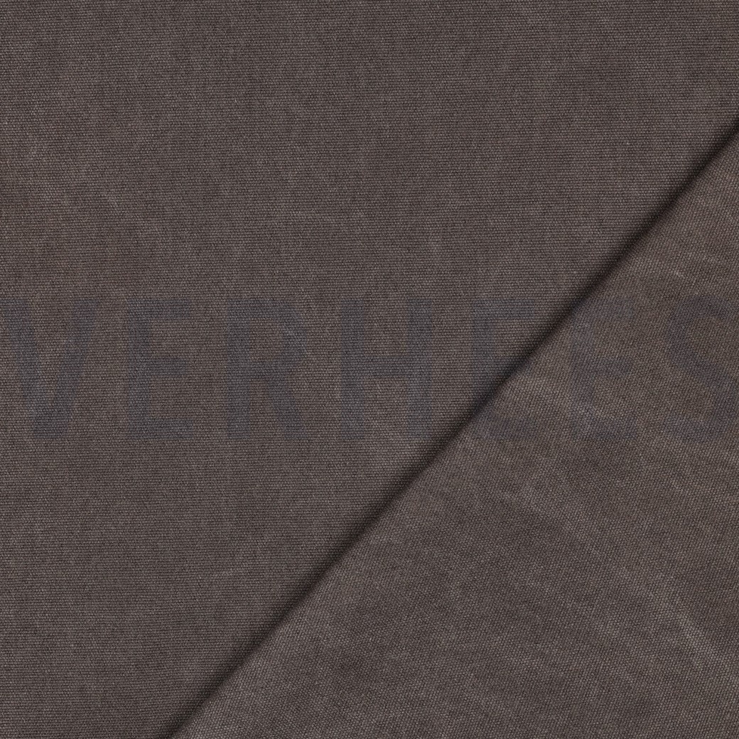CANVAS STONEWASHED BRAUN #7