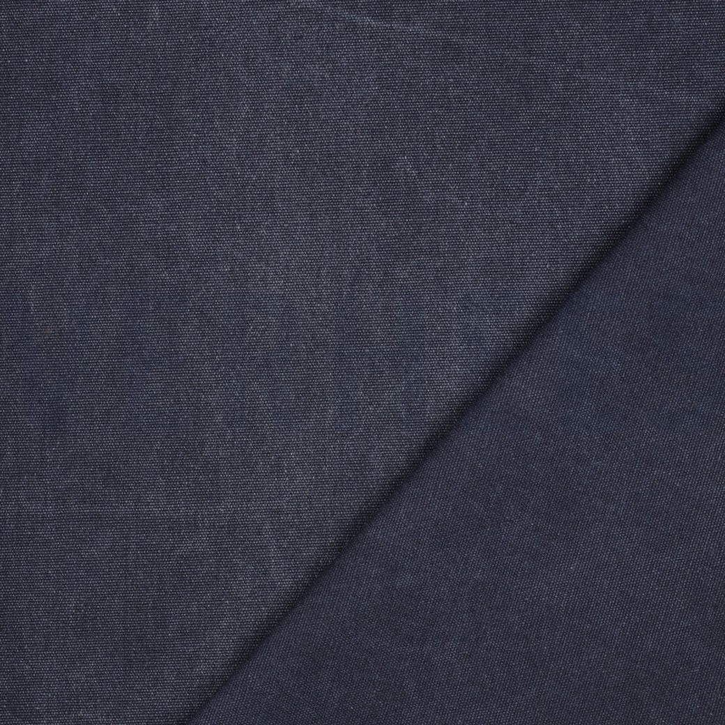 TOILE CANVAS STONEWASHED BLEU MARINE #7