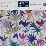 COTON VOILE DIGITAL PALM HAVEN BLEU COBALT (thumbnail) #4