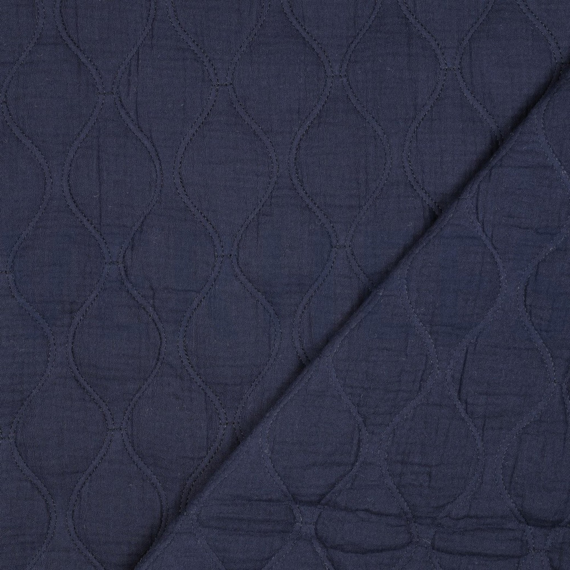 DOUBLE GAUZE QUILT MARINEBLAUW (high resolution) #4