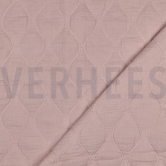 MUSSELIN QUILT SANFTROSA #7