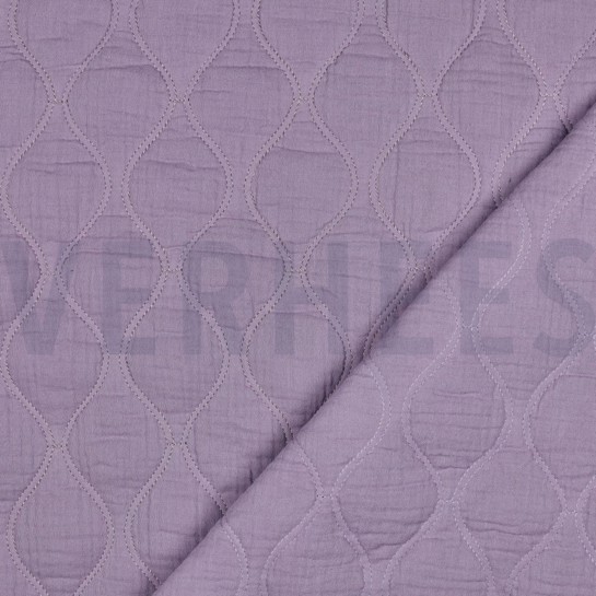 DOUBLE GAUZE QUILT LILAC #7
