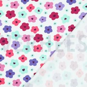 FRENCH TERRY ABSTRACT FLOWERS OFF WHITE (thumbnail) #4