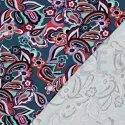 FRENCH TERRY BLOEMEN PETROL (thumbnail) #4